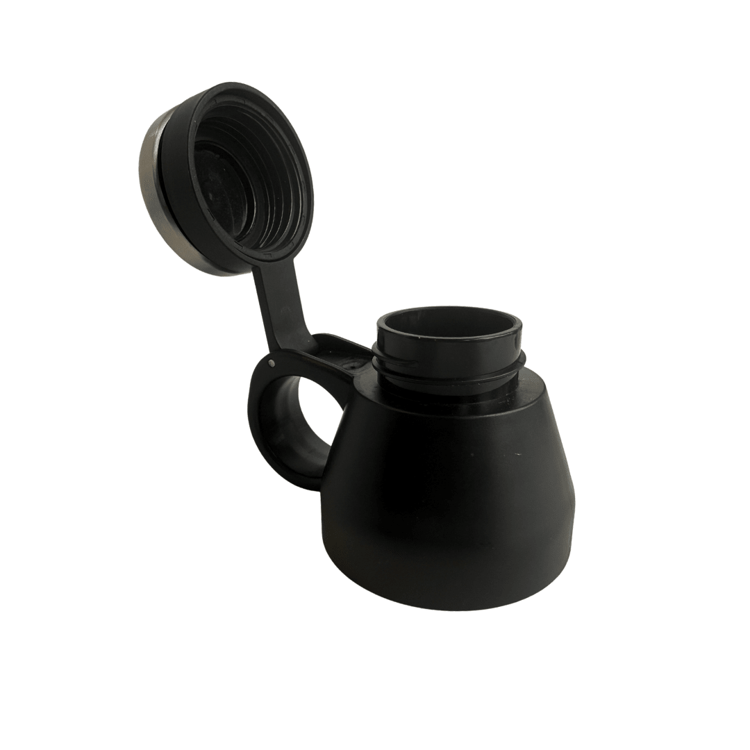 Buddy Bottle dual-use flask lid with pouring spout and cup