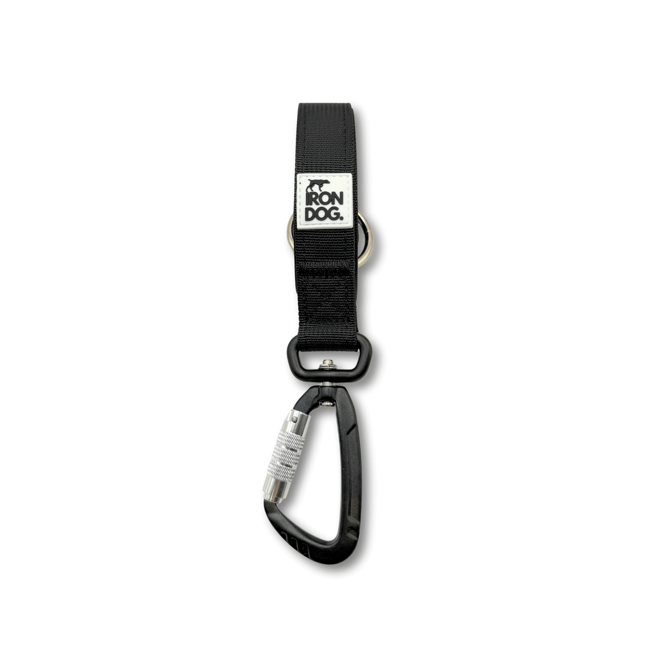 IRONDOG heavy-duty dog lead 1.5m with aircraft carabiner clip