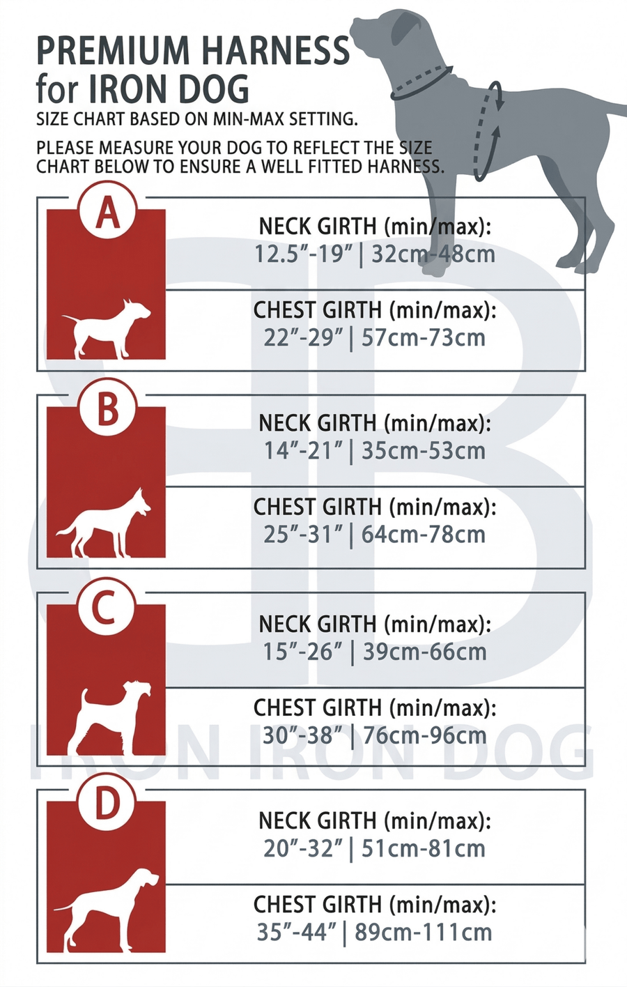 IRONDOG Premium Control Harness - BUDDYBOTTLE